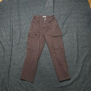 PacSun Brown Cargo Pants Straight Leg